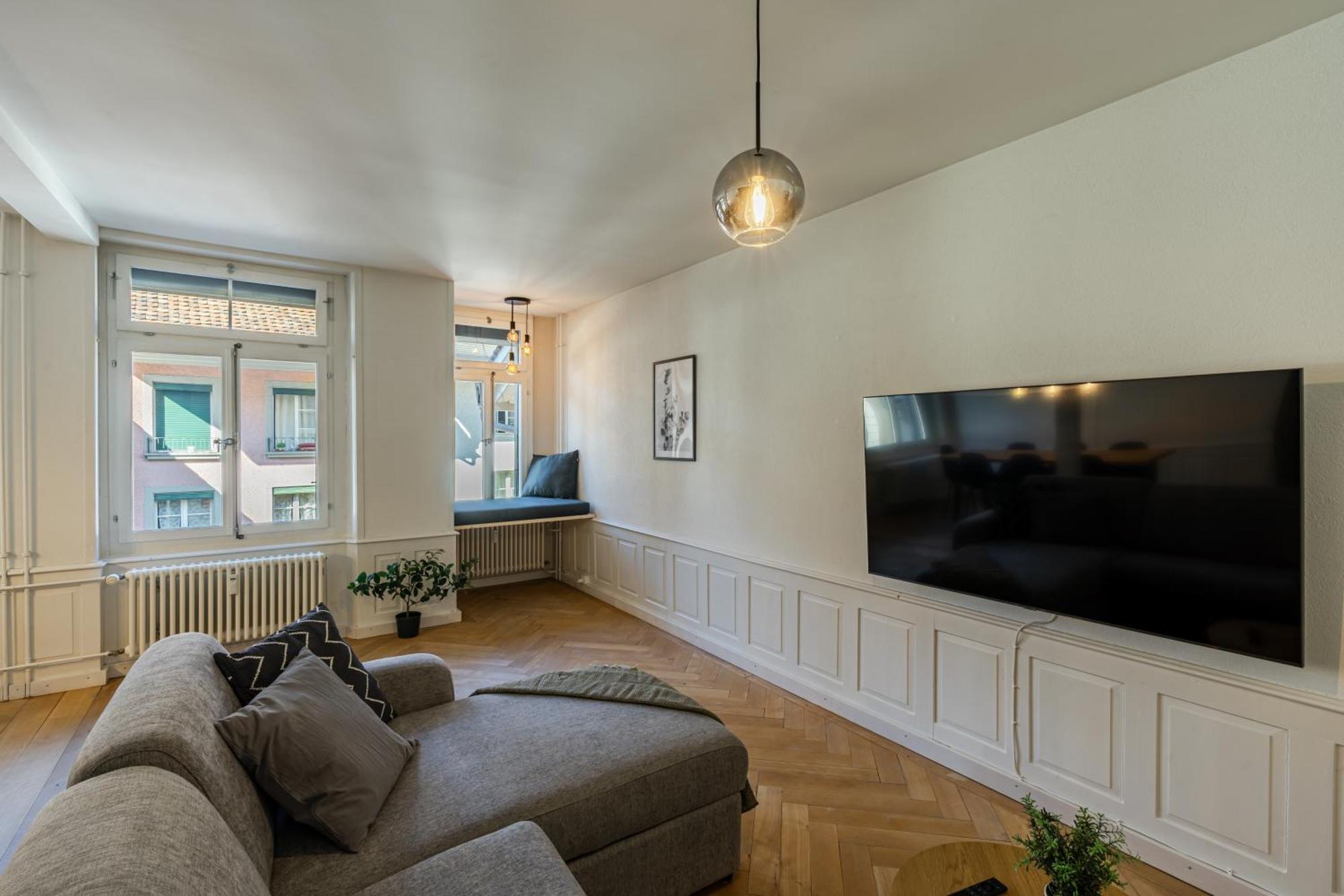 Historische Wohnung Im Herzen Der Thuner Altstadt Zewnętrze zdjęcie