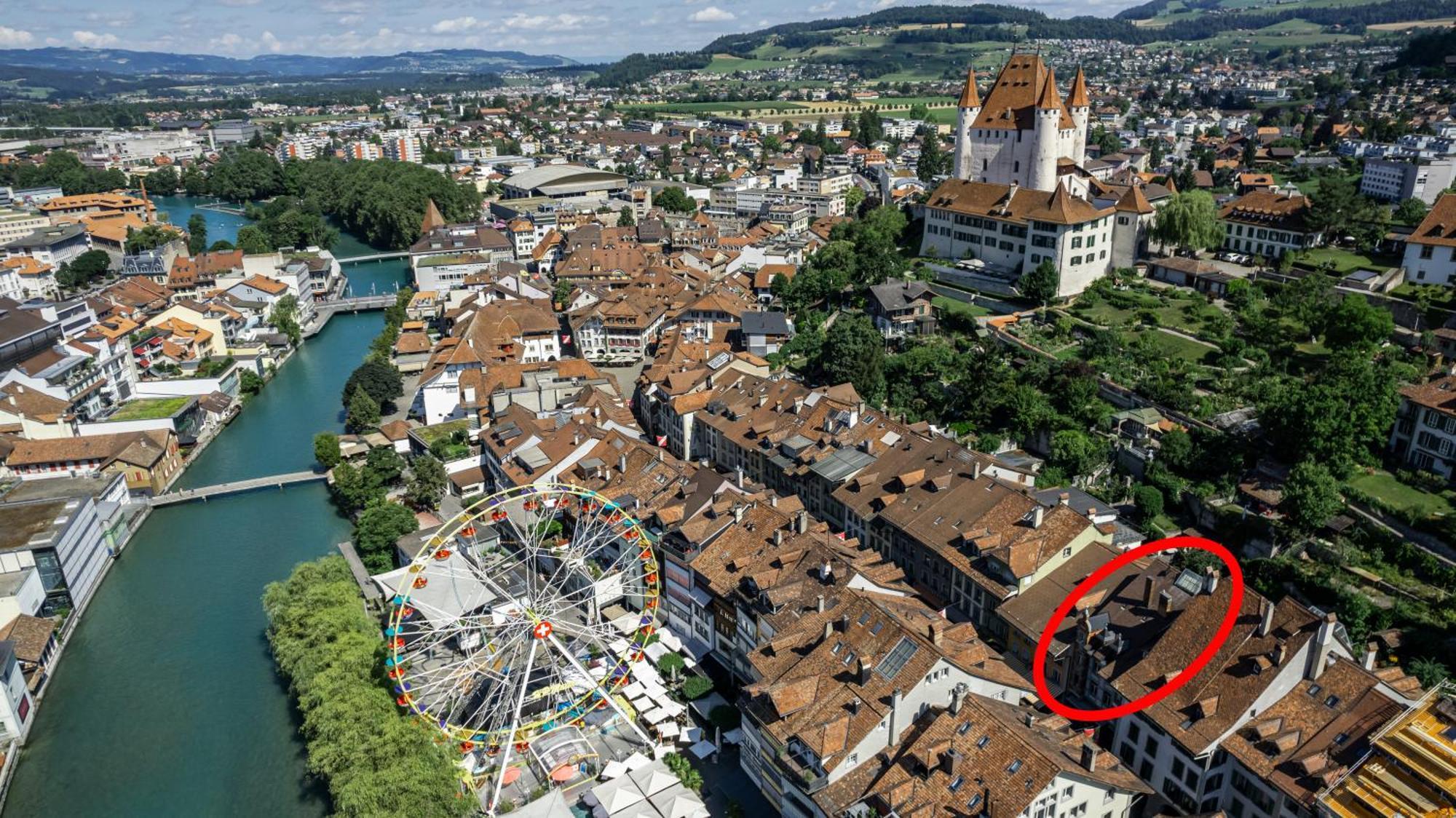 Historische Wohnung Im Herzen Der Thuner Altstadt Zewnętrze zdjęcie